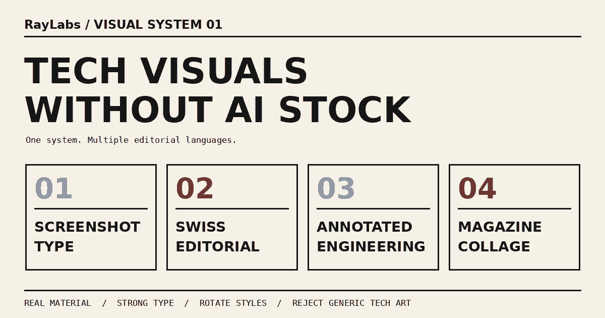 How to Build a Technical Blog Visual System Without the AI Look